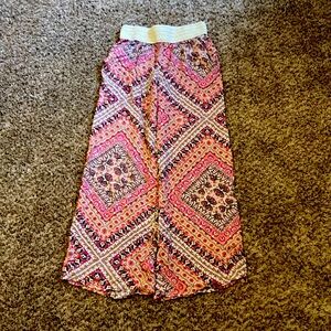Joe B Bright Patterned Palazzo Pants